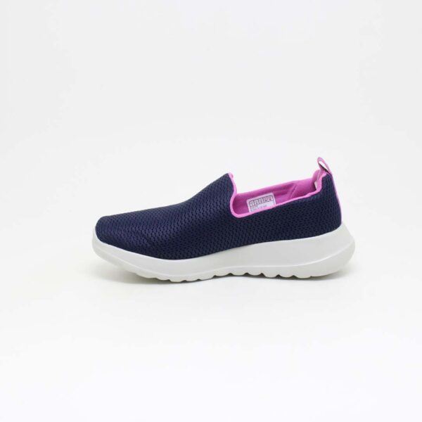 skechers feminino tênis sapatênis tecido slip on sem cadarço