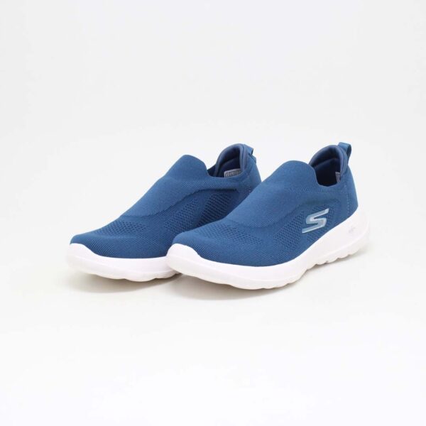 skechers feminino tênis sapatênis tecido slip on sem cadarço