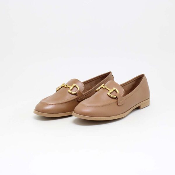 giulia domna feminino mocassim flat sapatilha couro