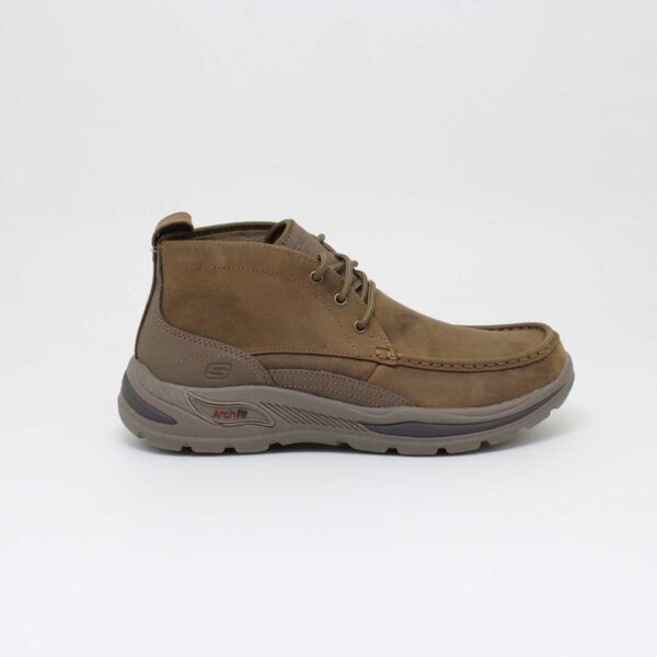 skechers bota masculina couro cano baixo coturno nobuck