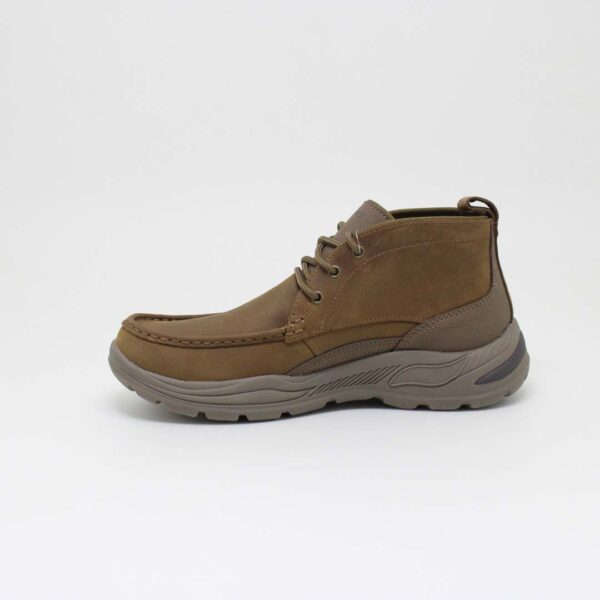 skechers bota masculina couro cano baixo coturno nobuck