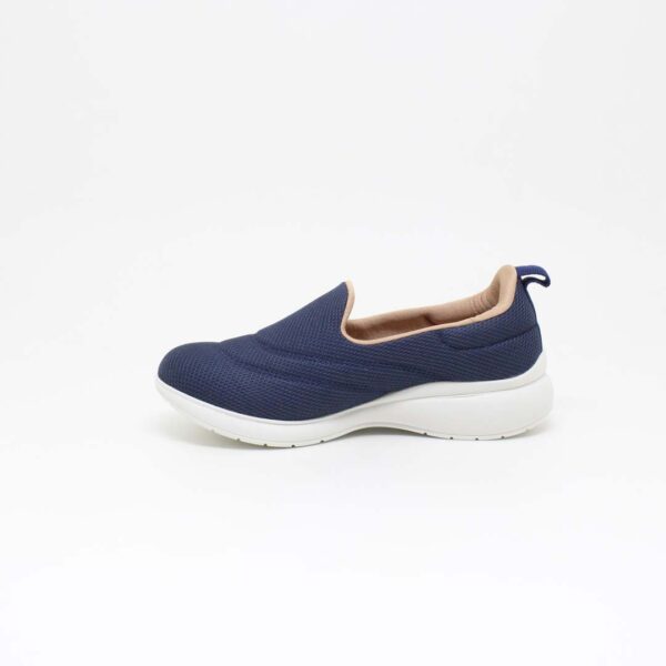 usaflex tênis sapatênis feminino tecido sem cadarço slip on