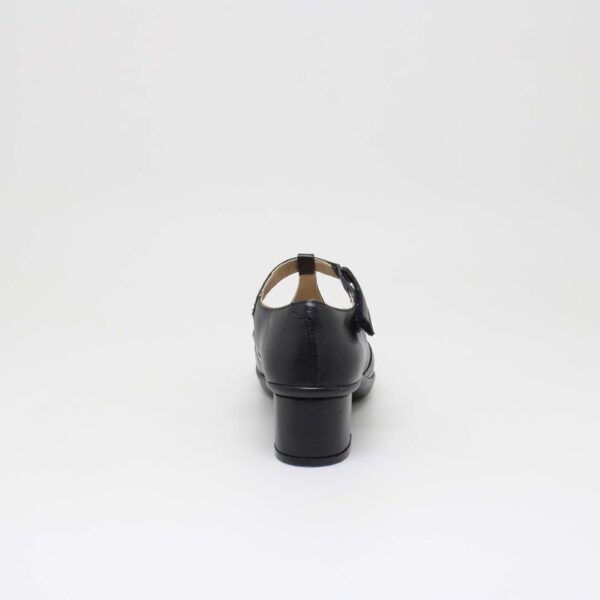 opananken sapato couro feminino salto bloco