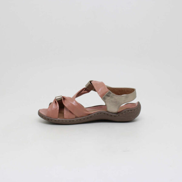 opananken feminino sandalia couro velcro