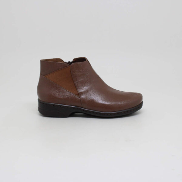 opananken bota feminino couro cano curto ziper
