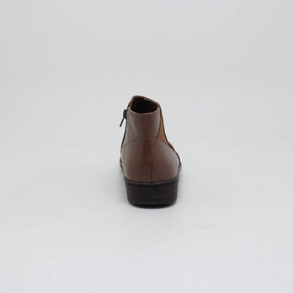 opananken bota feminino couro cano curto ziper