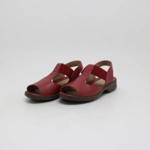 opananken feminino sandália couro elástico