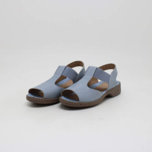 opananken feminino sandália couro elástico