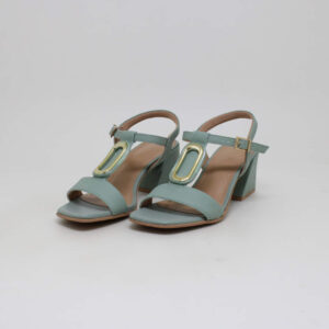 usaflex sandália feminino couro salto bloco