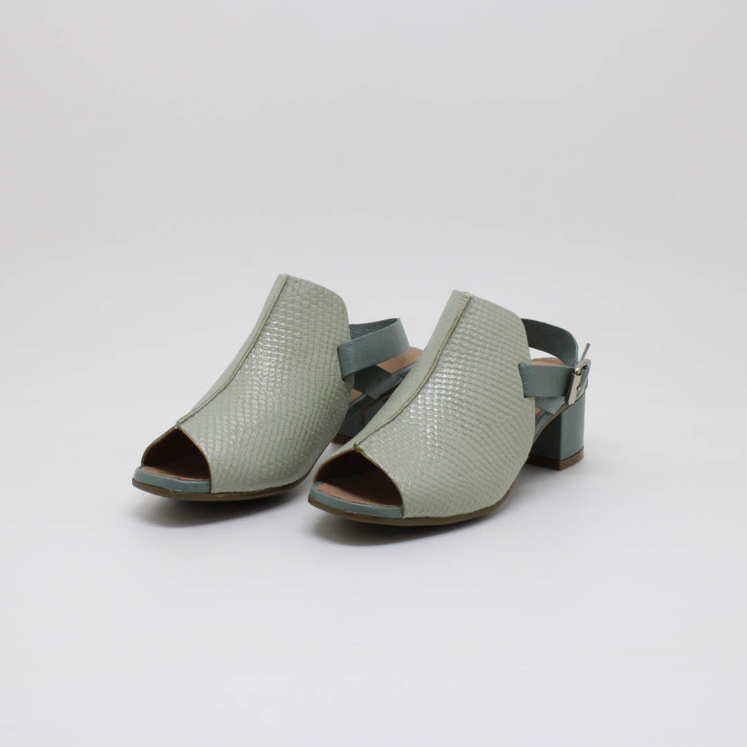 opanaken feminino sandália couro salto bloco