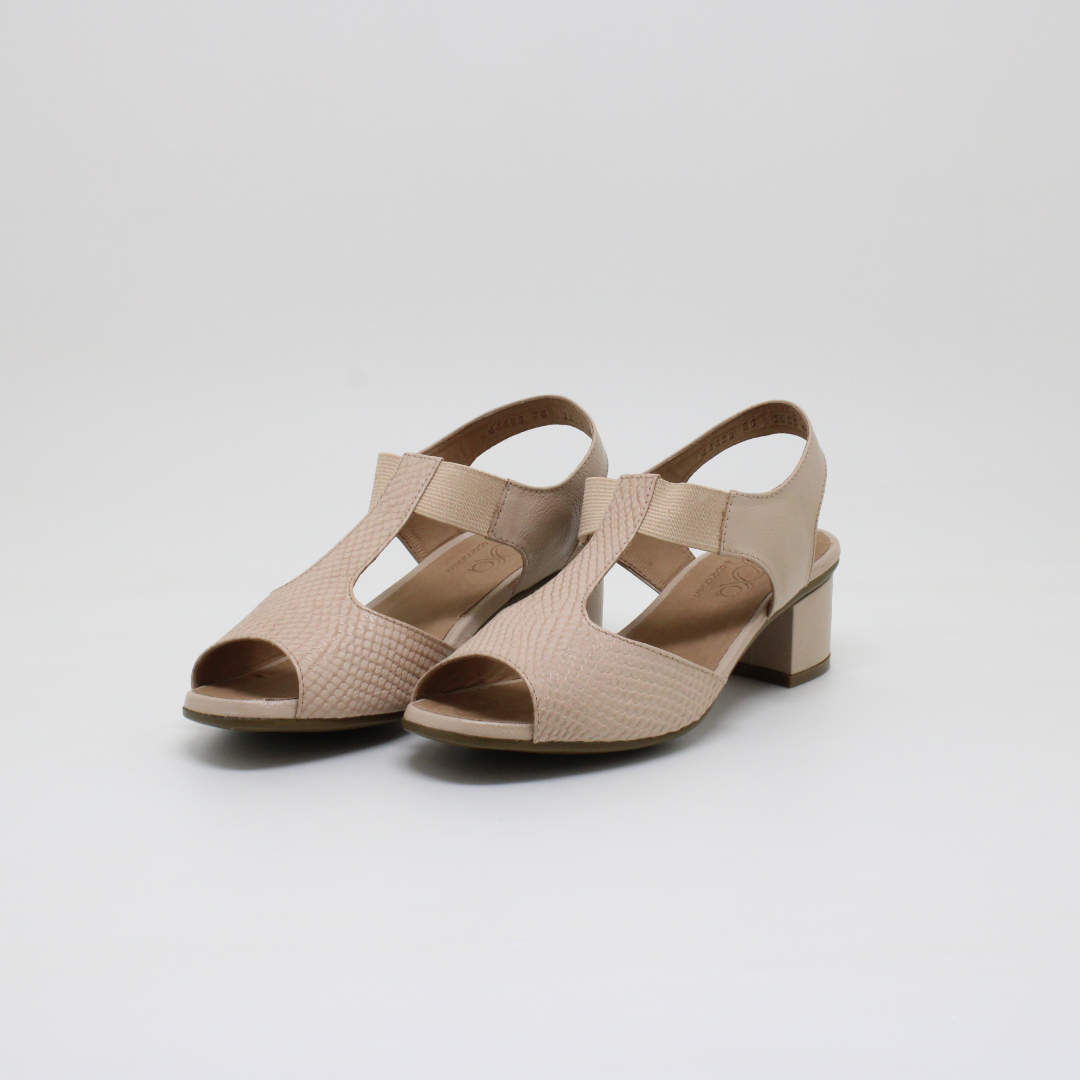 opanaken feminino sandália couro salto bloco