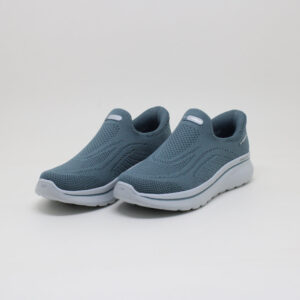 skechers tênis feminino tecido sem cadarço slip in, mãos livres